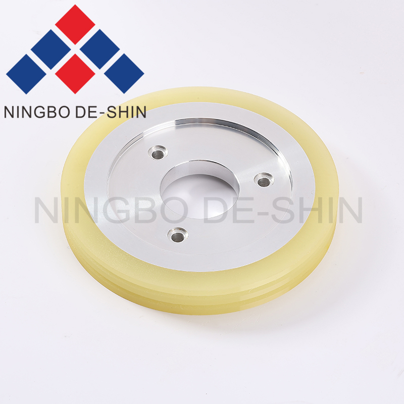 Makino A406, MA406 Clutch roller D Shaft, Urethane roller U-groove 6EC100B404